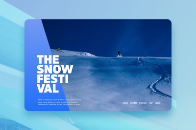 Sport Event – Landing Page