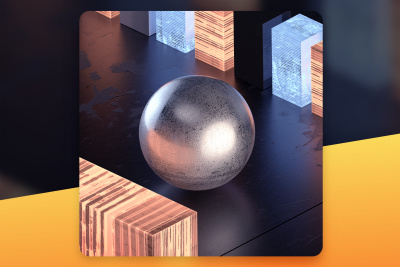 3D Abstract Blender Scene