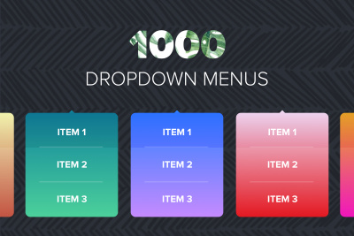 1000 Dropdown Menus