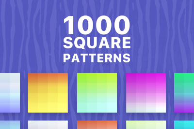 1000 Square Patterns