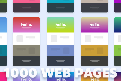 1000 Web Page Color Themes