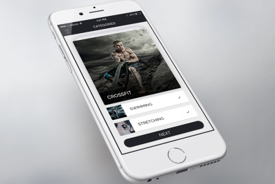 Categories Selection Screen