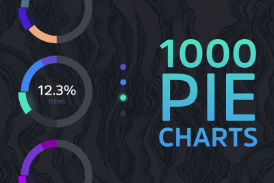 1000 Pie Charts Themes