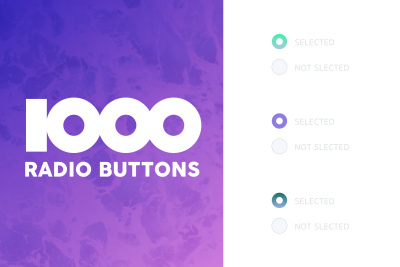 1000 Radio Buttons Themes