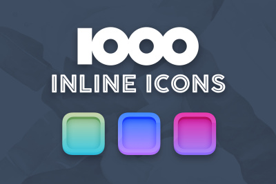 1000 Inline Icons