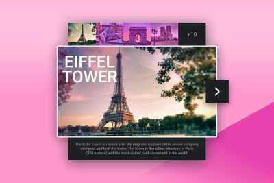 Tourist Guide Card Wdiget