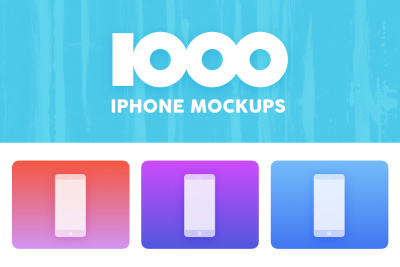 1000 iPhone Mockups