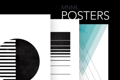 3 Minimal Posters CMYK 300DPI