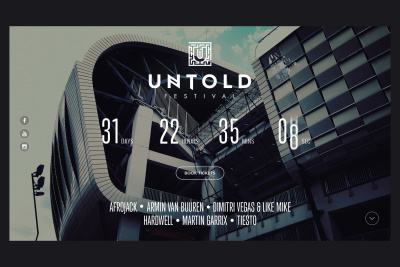 Festival Event Countdown Page