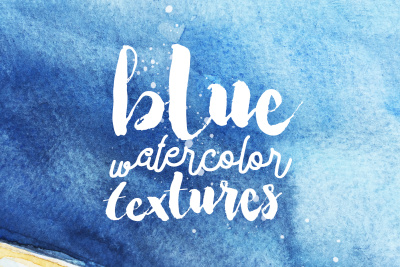 Blue Watercolor Textures