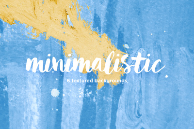 Minimalistic. 6 Textured Backgrounds
