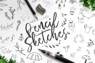 Pencil Sketches Bundle Kit