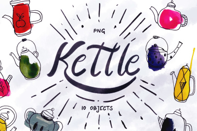 Kettle – 10 Hand-Painted Objects