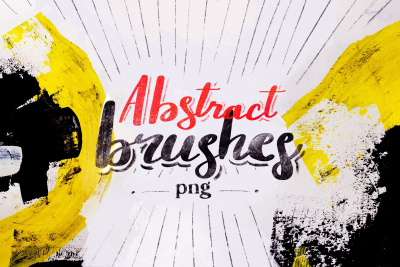 5 Abstract Brush Backgrounds