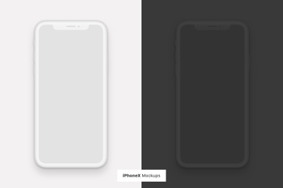iPhone X/11 Pro Clay Mockups