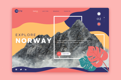 Norway Vacation Website Template
