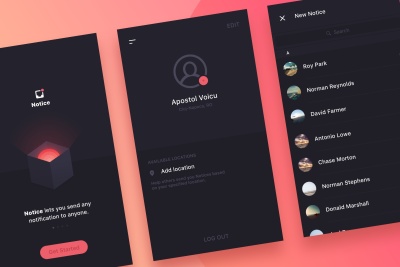 Notice Dark Kit – Notification Messenger