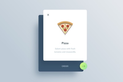Food Ordering Small Widget