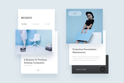 Blog App Layout – UI Kit