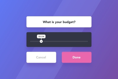 Slider Web / Mobile Widget