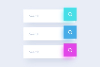 3 Colored Search Field