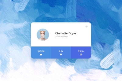 Profile Follow Widget