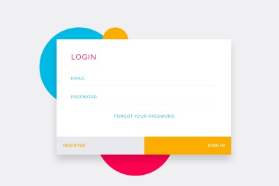 Happy Login Modal