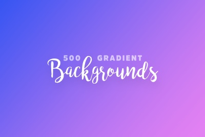 500 Gradient Backgrounds