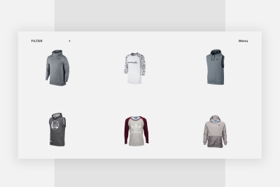 eCommerce – Minimal Clothing Grid Website