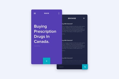Blog News UI Kit