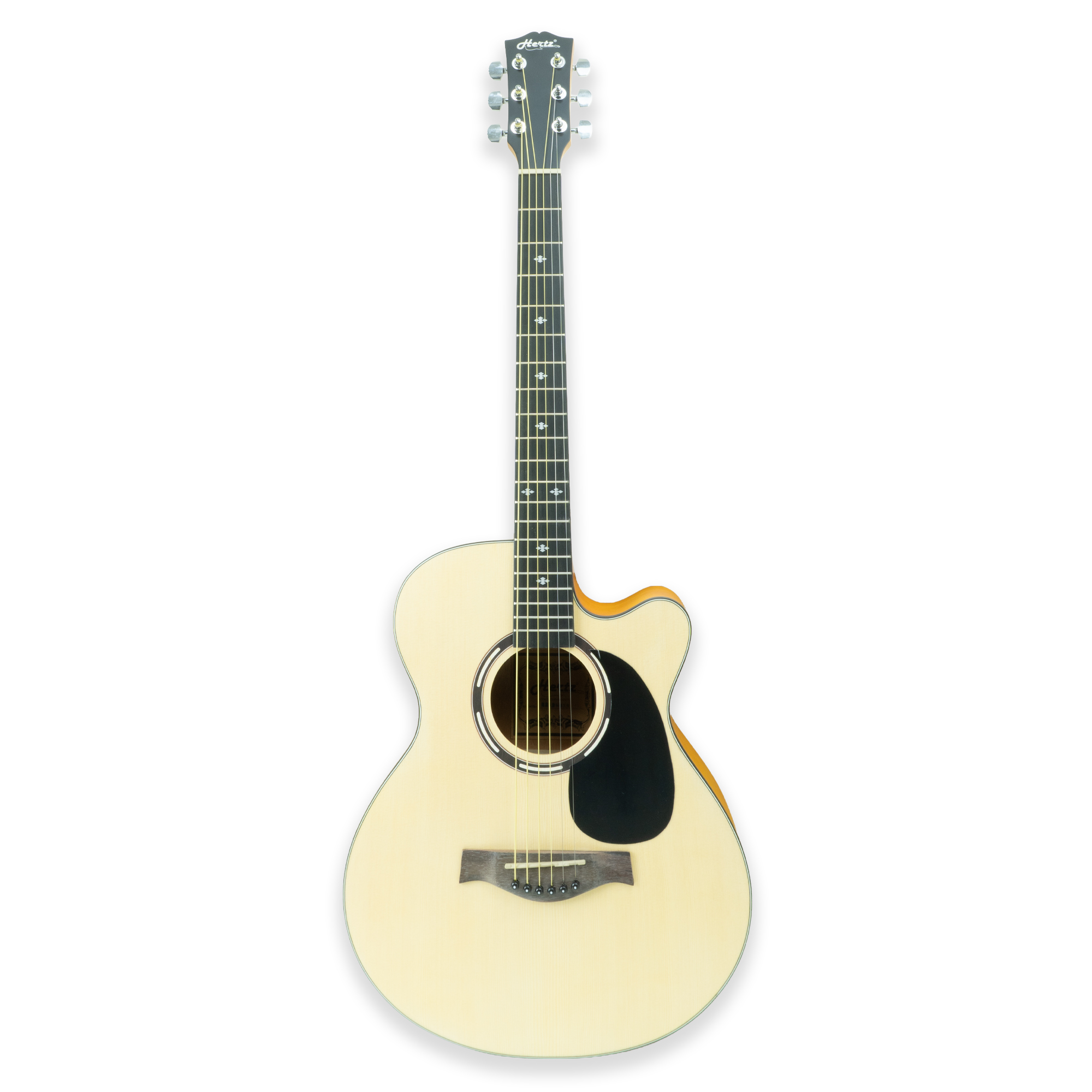 HERTZ HZA-3900 Acoustic Guitar with Tobacco Sunburst, Natural & Black Finish, Full Size Wooden Guitar for Beginners, Practice, Stage Performance & Music Learning view 1