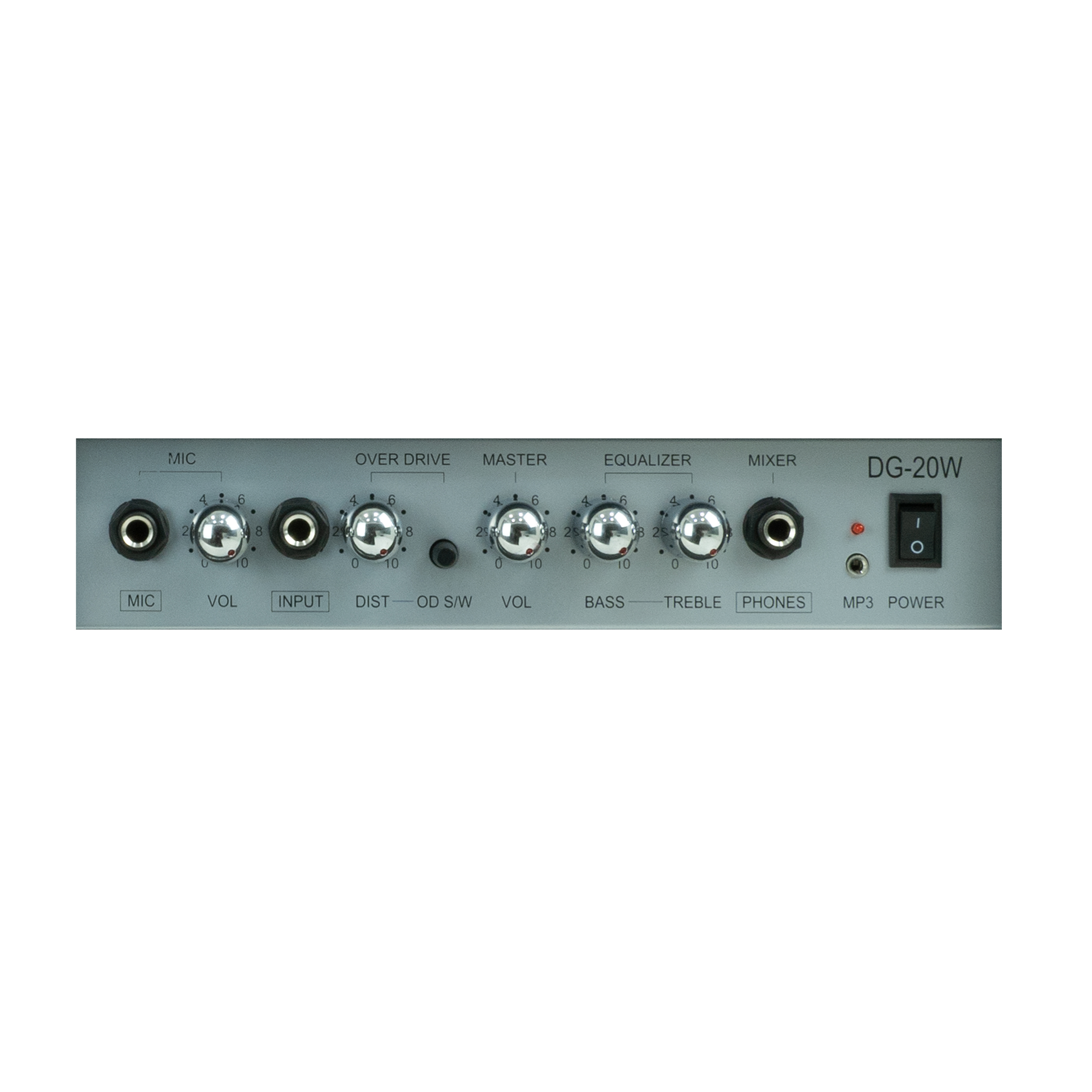 HERTZ DG20 Guitar Amplifier | Portable 20W Amplifier for Acoustic & Electric Guitars | Clear Sound Output with Volume & Tone Controls | Ideal for Practice, Home Use & Small Performances view 1