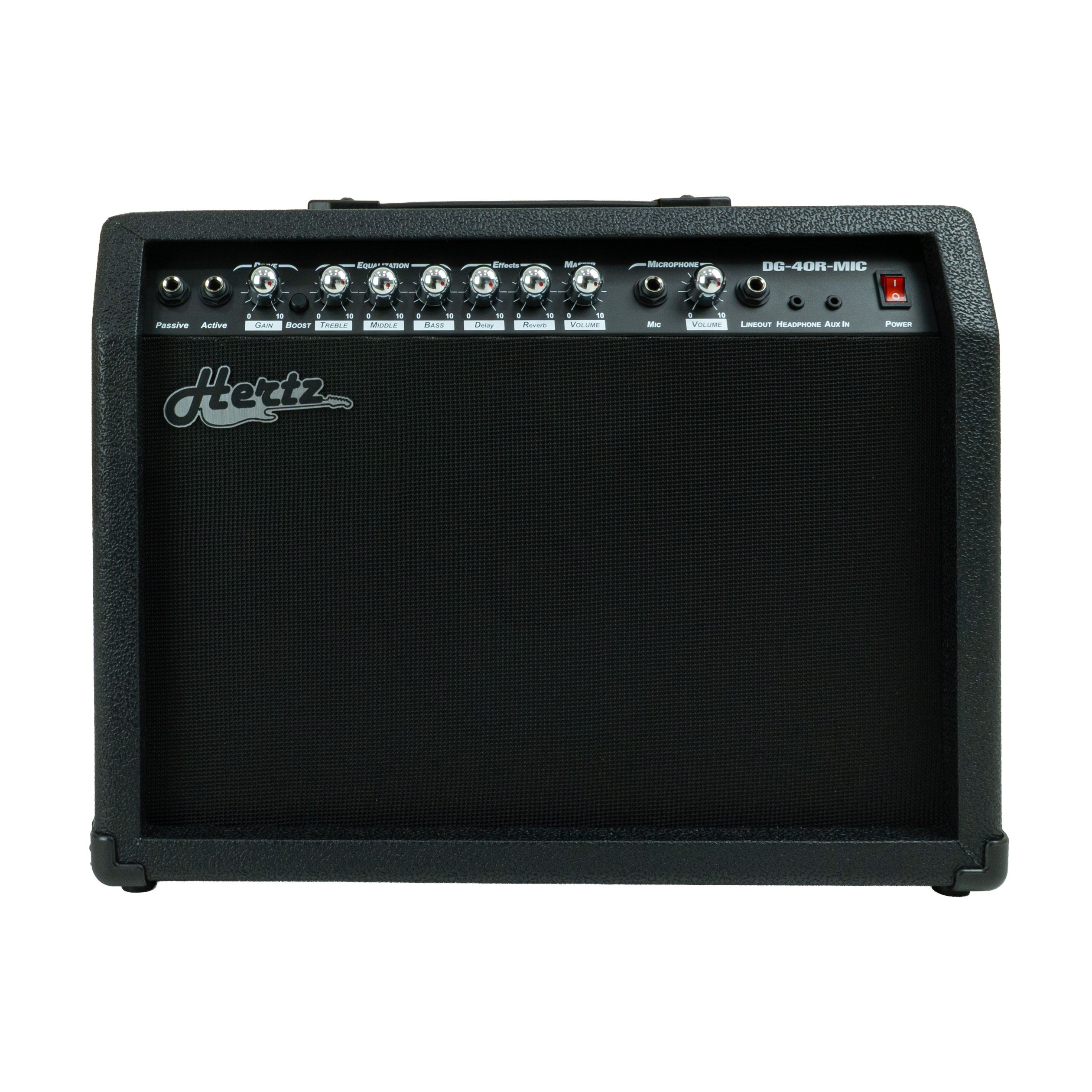 HERTZ DG40 Guitar Amplifier | Portable 40W Amplifier for Acoustic & Electric Guitars | Powerful Sound Output with Volume & Tone Controls | Ideal for Practice, Rehearsals & Live Performances view 1