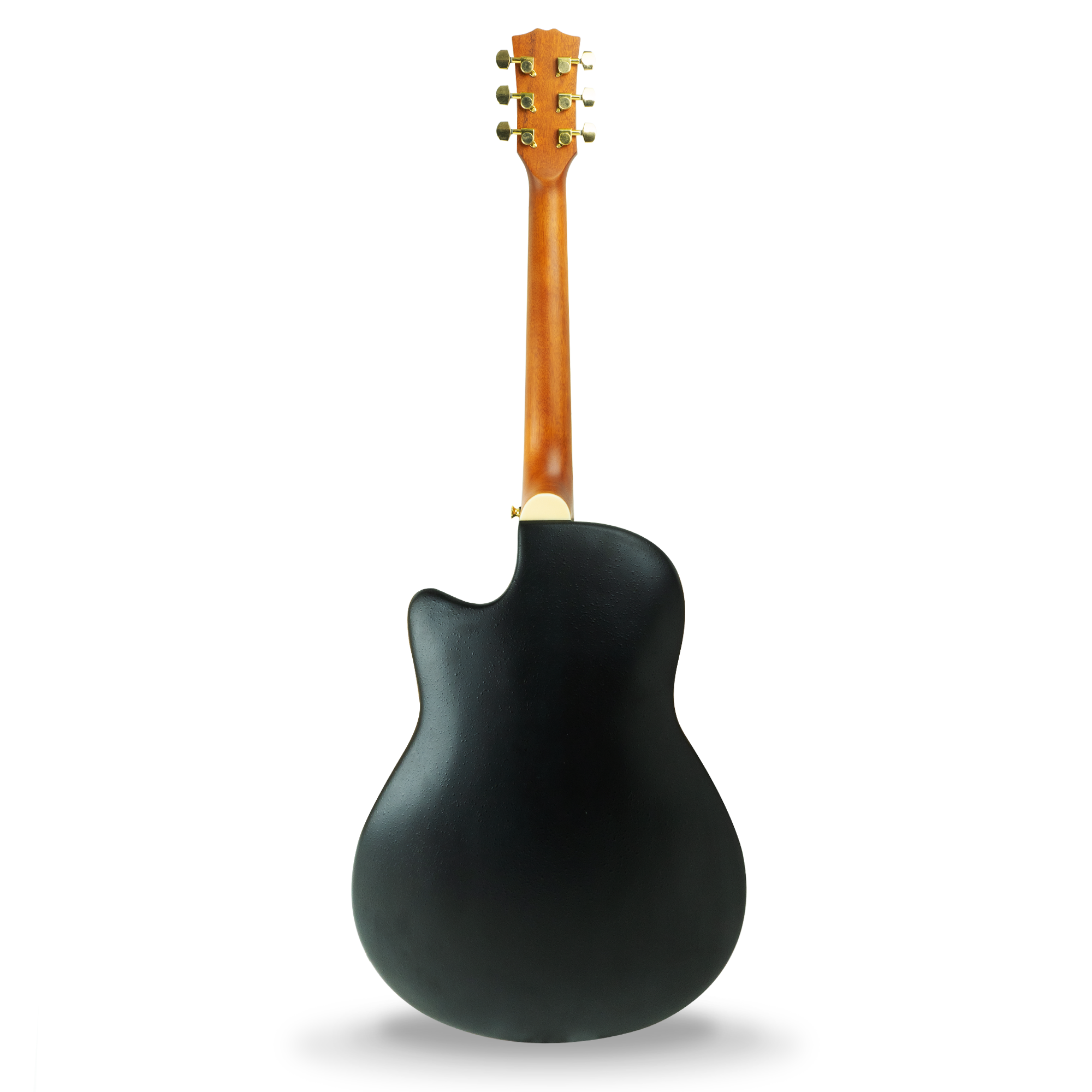 HERTZ HzR-4002E Ovation Style Electro Acoustic Guitar with Natural & Black Finish for Stage Performance, Studio Recording & Music Practice view 1