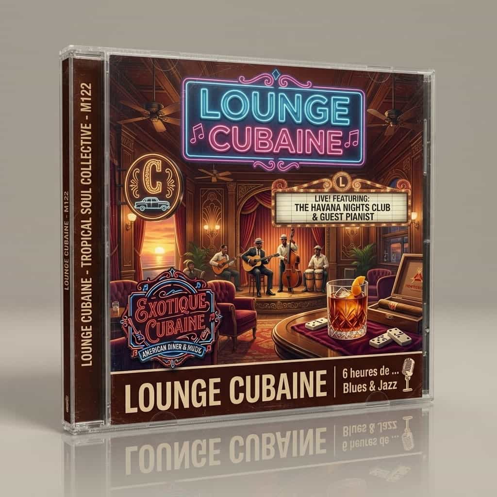Pochette de l'album Lounge Cubaine, musique Lounge Cubain sans SACEM pour commerces