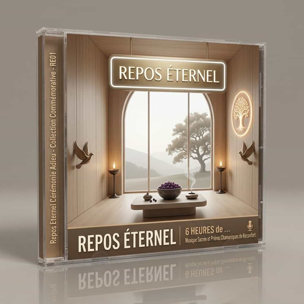 Pochette de l'album Repos Éternel, musique Recueillement sans SACEM pour commerces