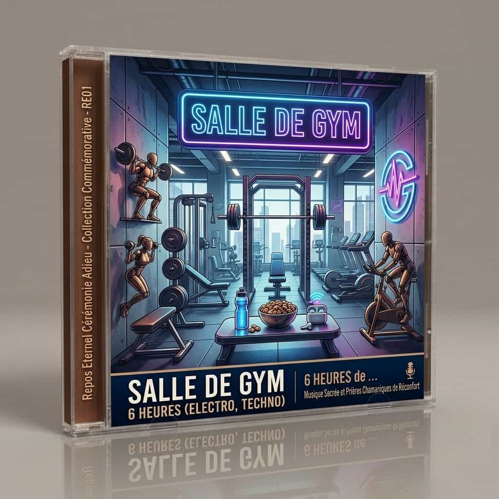 Pochette de l'album Salle de Gym, musique Techno Fitness sans SACEM pour commerces