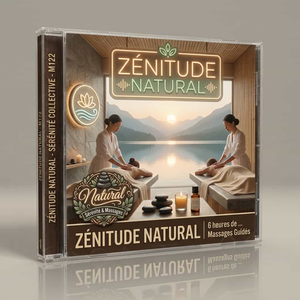Pochette de l'album Zénitude Natural, musique Zen Lounge sans SACEM pour commerces