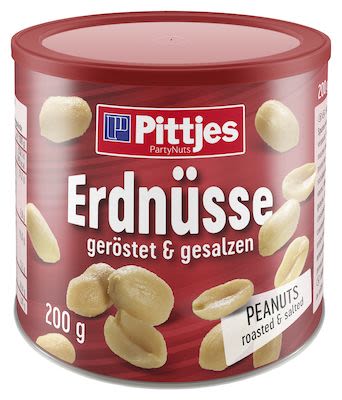 Pittjes Peanuts, Roasted/Salted 200 g