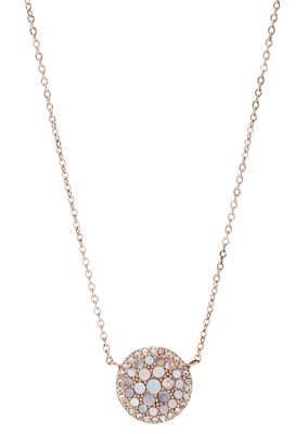 Fossil Women's Vintage Glitz Rose-Gold Necklace