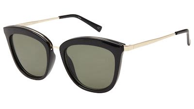 Le Specs Women's Caliente Black Sunglasses