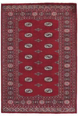 Reza Carpet 2 ply Bokhara Red 250x350 cm.