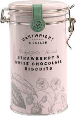 Cartwright & Butler Biscuit Strawberry and white chocolate 200 g
