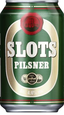 Slots Pilsner 24x33 cl. cans. - Alc. 4.6% Vol.