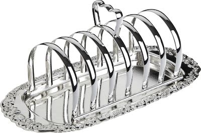 Queen Anne Silver Plated Toast Rack