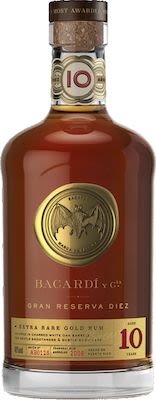 Bacardi Gran Reserva Diez 100 cl. - Alc. 40% Vol.