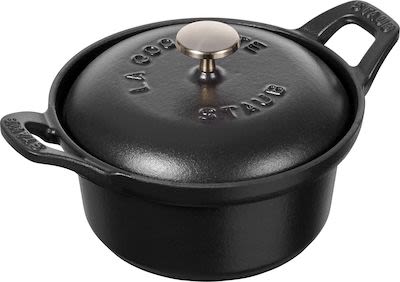 Staub Cocotte Round 0.5 ltr/12 cm black