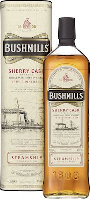 Bushmills Steamship Sherry Cask 100 cl. - Alc. 40% Vol. In gift box.