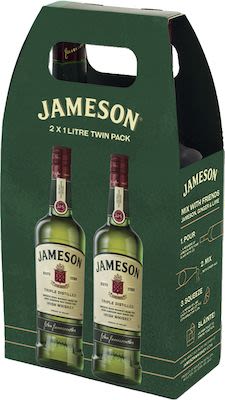 John Jameson Twinpack 2x100 cl. - Alc. 40% Vol.