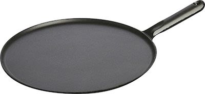 Staub Cast Iron - Fry Pans/ Skillets Crepe Pan with Spreader and Spatula,  black matte